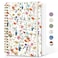 Taja Lined Spiral Notebook Journal for Work 300 Pages Thick B5 71x10 College Ruled Journal for Women Writing Hardcover Notebook for Note Taking Perfect for Office Home School Supplies Floral