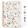 Taja Lined Spiral Notebook Journal for Work 300 Pages Thick B5 71x10 College Ruled Journal for Women Writing Hardcover Notebook for Note Taking Perfect for Office Home School Supplies Floral