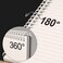 Nichela 4 Pack Spiral Notebook for Work 4 x 6 Softcover Notebooks College Ruled for Note Taking School Supplies200 Sheets 400 Pages Journals Black