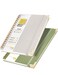 OWSC Lined Spiral Notebook Hardcover 71 x 10 IN B5 Notebook Grey Green