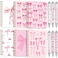Resurhang 6 Pack Pink Bow Spiral Pocket Notebooks Coquette Bow A6Small Notebooks Cute Preppy Aesthetic Journal with Ballpoint Pens for Office School Day Classroom Prize Gifts 57 x 41 Inch