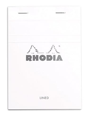 Rhodia Notepad No13 A6 Lined White