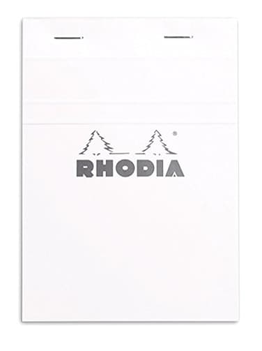 Rhodia Notepad No13 A6 Squared White