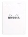 Rhodia Notepad No13 A6 Squared White
