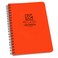 Rite in the Rain Weatherproof Side Spiral Notebook 4625 x 7 Orange Cover Universal Pattern No OR73