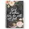 Gotcha Covered Softcover She Will Not Fall 55 x 85 Religious Spiral NotebookJournal 120 College Ruled Pages Durable Gloss Laminated Cover White Wireo Spiral Made in the USA