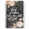 Gotcha Covered Softcover She Will Not Fall 55 x 85 Religious Spiral NotebookJournal 120 College Ruled Pages Durable Gloss Laminated Cover White Wireo Spiral Made in the USA