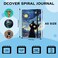 Yoiilifee Spiral Notebook A5 Spiral Notebooks 83 58 160 Pages Aesthetic Journaling Notebooks for Women College Lined Notebook with Elastic Closure Back Pocket for School Office Cat Sky