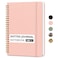 Taja Dotted Spiral Journal Notebook for Women Men 140 Pages Dotted Notebook for Journaling Note Taking Journals for Writing A557 x 79 Pink