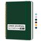 Taja Lined Spiral Journal Notebook for Women Men 140 Pages College Ruled Hardcover Notebook for Work Note Taking Journals for Writing A557 x 79 Dark Green