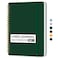 Taja Lined Spiral Journal Notebook for Women Men 140 Pages College Ruled Hardcover Notebook for Work Note Taking Journals for Writing A557 x 79 Dark Green