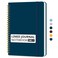 Taja Lined Spiral Journal Notebook for Women Men 140 Pages College Ruled Hardcover Notebook for Work Note Taking Journals for Writing A557 x 79 Navy