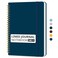 Taja Lined Spiral Journal Notebook for Women Men 140 Pages College Ruled Hardcover Notebook for Work Note Taking Journals for Writing A557 x 79 Navy