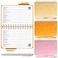 Tenare 3 Pcs Mini Password Book with Alphabetical Tabs Metal Password Keeper Book 70 Pages Spiral Bound Notebook with Pen for Telephone Numbers Record Contacts Home or Office