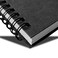 Twinkle Spiral Notebook College Ruled Notebook Thick Paper 1 Subject 3 Pack 60 Sheets 68 Line Black