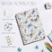 WFSM Butterfly Notebook Butterfly Journal Blue Butterfly Notepad Preppy Notebook Butterfly Journal for Women 55x83 Inches