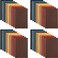Yahenda Spiral Notebooks Bulk A5 83 x 55 Inch College Ruled Lined Notebooks 100 Pages Soft Cover Journals for Students Classroom Office Back to School SuppliesMulti Color36 Pcs