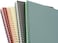 Yansanido Spiral Notebook 4 Pcs B5 98 x 69 inch Thick Plastic Hardcover 8mm Ruled 4 Color 80 Sheets 160 Pages Journals for Study and Notes