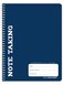 BookFactory Note Taking NotebookStudent Note Taker Carbonless Notebook 50 Sets of 8 12 x 11 Pages 100 Sheets Total WireO Bound Made in USA