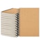 MIVIDE 24 Pack A5 Bulk Spiral Notebooks with Kraft Cover 83 x 58 Inch 60 Pages Hardcover Spiral Lined Notebook Journal Lined Travel Bulk Writing Paper Notebook for School Business Office Supplies