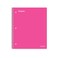 STAPLES Durable Poly Cover 1Subject Notebook 85 x 11 College Ruled Pink