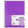Mead Spiral Notebook 1 Subject Graph Ruled Paper 712 x 1012 100 Sheets Amethyst Purple 05676BA7