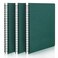 EUSOAR Students Ruled Spiral Notebook A5 3packs 55X83 120 Pages Lined Writing Journal Memo Notepad Sketchbook Students College Office Subject Diary Ruled Spiral Book Journal Green Cover