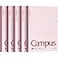 KOKUYO Campus Composition Notebook 7 x 10 inch Lined Notebooks with 30 Sheets 7mm Ruled Paper 5 Pack B5 Pink Notebook for School and Work School Supplies Comp Book for Journal Diary