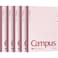KOKUYO Campus Composition Notebook 7 x 10 inch Lined Notebooks with 30 Sheets 7mm Ruled Paper 5 Pack B5 Pink Notebook for School and Work School Supplies Comp Book for Journal Diary
