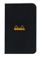 Rhodia Slim Staplebound Notebooks Graph 48 sheets 3 x 4 34 in Black cover