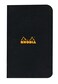 Rhodia Slim Staplebound Notebooks Graph 48 sheets 3 x 4 34 in Black cover