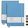 Wiisdatek B5 College Ruled Notebooks 2 Pack B5 Large Journal Notebooks with 376 Numbered Pages100gsm Thick Lined PaperSoft PU Leather Cover76 X 10 inchBLUE