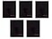 Black n' Black n Red Twin Wire Hardcover Notebook 11 x 812 BlackRed 70 Ruled Sheets Sold as 5 Pack K67030