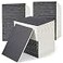 feela 170 Pack Blank Kraft Notebooks Unlined Sketchbook Mini Cute Note Pad for Drawing Writing Journal Bulk For Kids Students Office School Supplies A6 48 Pages 425 X 55 Black