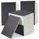 feela 170 Pack Blank Kraft Notebooks Unlined Sketchbook Mini Cute Note Pad for Drawing Writing Journal Bulk For Kids Students Office School Supplies A6 48 Pages 425 X 55 Black