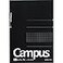 KOKUYO Composition Notepad 1 Pack Campus A5 Comp Graph Note Pad with 5mm Grid 40 Sheets 5 x 5 School Square Notepad in Black Journal Note Pad for Women Work Study Note Taking REM747S5D