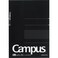 KOKUYO Composition Notepad 1 Pack Campus A5 Comp Graph Note Pad with 5mm Grid 40 Sheets 5 x 5 School Square Notepad in Black Journal Note Pad for Women Work Study Note Taking REM747S5D
