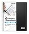 Dunwell Graph Paper Notebook 85 x 11 Plastic Cover 80 Sheets 4x4 Ruled 1 Subject Spiral 14 Inch Grid Graphing Notebook Divider with Pockets Perforated Pages 3Hole Punched