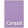 KOKUYO Spiral Lined Notebook 10 x 7 Pastel Journal B5 Campus Soft Ring Notebooks with Dot 6 mm Ruled 40 Sheets Purple 1 Subject Notebook Note Taking for School Japan Import SUS111BTV