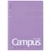 KOKUYO Spiral Lined Notebook 10 x 7 Pastel Journal B5 Campus Soft Ring Notebooks with Dot 6 mm Ruled 40 Sheets Purple 1 Subject Notebook Note Taking for School Japan Import SUS111BTV