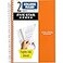 Five Star Spiral Notebook 2 Subject College Ruled Paper 6 x 912 80 Sheets Fights Ink Bleed Water Resistant Cover Sedona Orange 840029CD1ECM