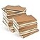 Coopay 48 Pack Pocket Notebooks Journal Notebooks Small Brown Kraft Line Notebooks Mini Subject Notepad Planner for Students Office and Travelers A6 Size 39 x 55 Inches