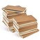 Coopay 48 Pack Pocket Notebooks Journal Notebooks Small Brown Kraft Line Notebooks Mini Subject Notepad Planner for Students Office and Travelers A6 Size 39 x 55 Inches