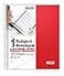 Dunwell 1 Subject Notebook College Ruled Red Spiral Notebook 85x11 for School 100 Sheets 200 Pages Protective Plastic Cover 2Pocket Divider One Subject Note Book 8 12 x 11