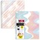 Five Star Spiral Notebook Study App 2 Pack 1 Subject Wide Ruled 8 x 1012 80 Sheets Fights Ink Bleed Water Resistant Cover Pastel Waves and Brush Strokes 930210FECM