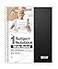 Dunwell 1 Subject Notebook Plastic Cover 80 Sheets Spiral Notebook Wide Ruled 8x105 Paper 3Hole Punched TearOff Pages Divider with Pockets