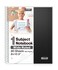 Dunwell 1 Subject Notebook Plastic Cover 80 Sheets Spiral Notebook Wide Ruled 8x105 Paper 3Hole Punched TearOff Pages Divider with Pockets