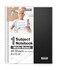 Dunwell 1 Subject Notebook Plastic Cover 80 Sheets Spiral Notebook Wide Ruled 8x105 Paper 3Hole Punched TearOff Pages Divider with Pockets