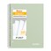 SUNEE Spiral Notebook 1Subject Graph Ruled Paper 8 x 1012 100 Sheets per Notebook 3Hole Punched Paper Water Resistant Cover Spiral Grid Notebooks for Work Home School Writing Green