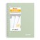 SUNEE Spiral Notebook 1Subject Graph Ruled Paper 8 x 1012 100 Sheets per Notebook 3Hole Punched Paper Water Resistant Cover Spiral Grid Notebooks for Work Home School Writing Green